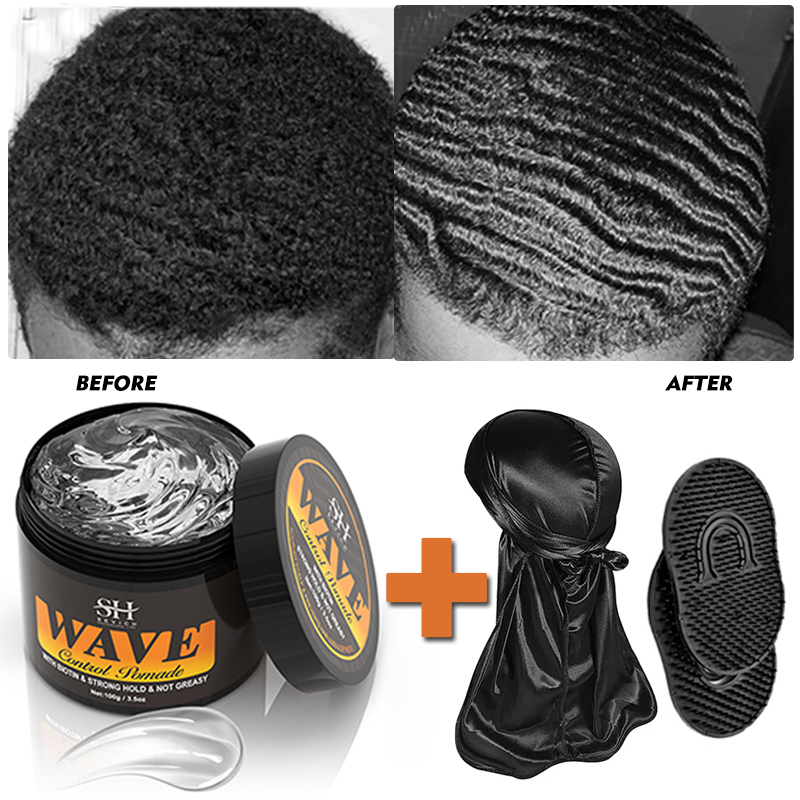 Pomade Hair Clay - 360 ondulado frizz controle gel forte
