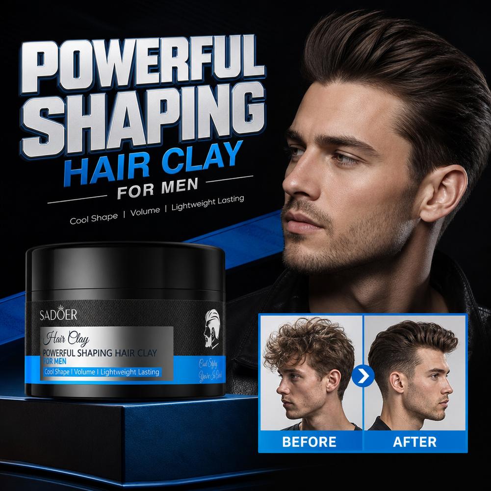Pomade Hair Clay - Cera Modeladora Matte para Cabelo com