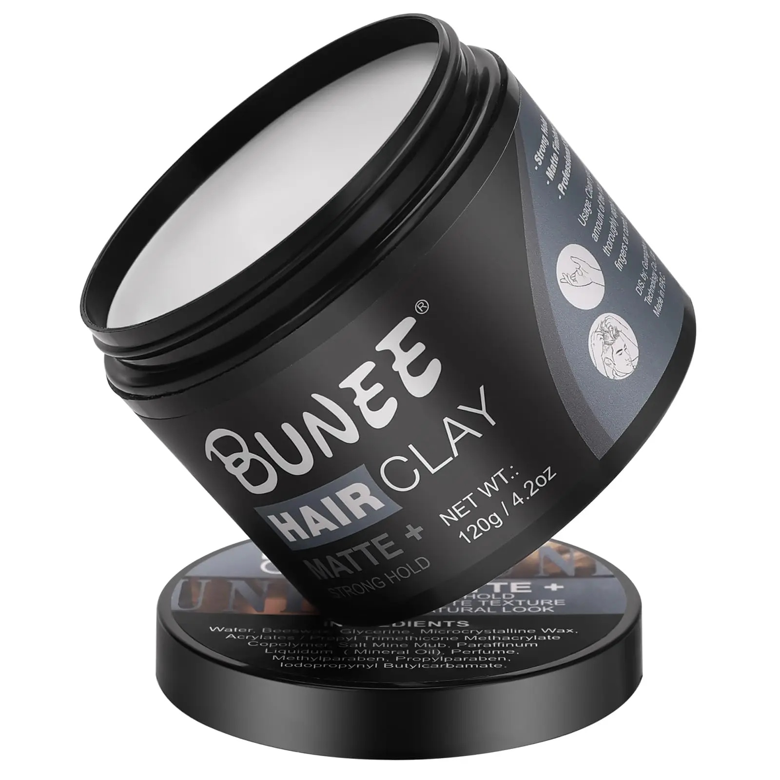 Pomade Hair Clay - Pasta de cabelo com acabamento fosco