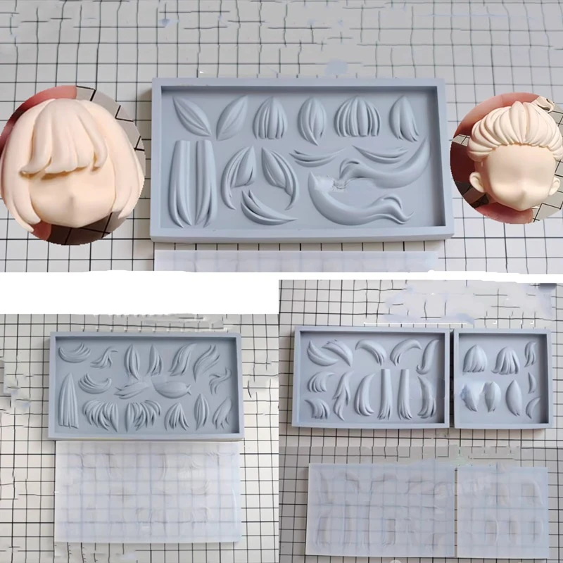 Pomade Hair Clay - Molde de silicone para cabelo, decoração
