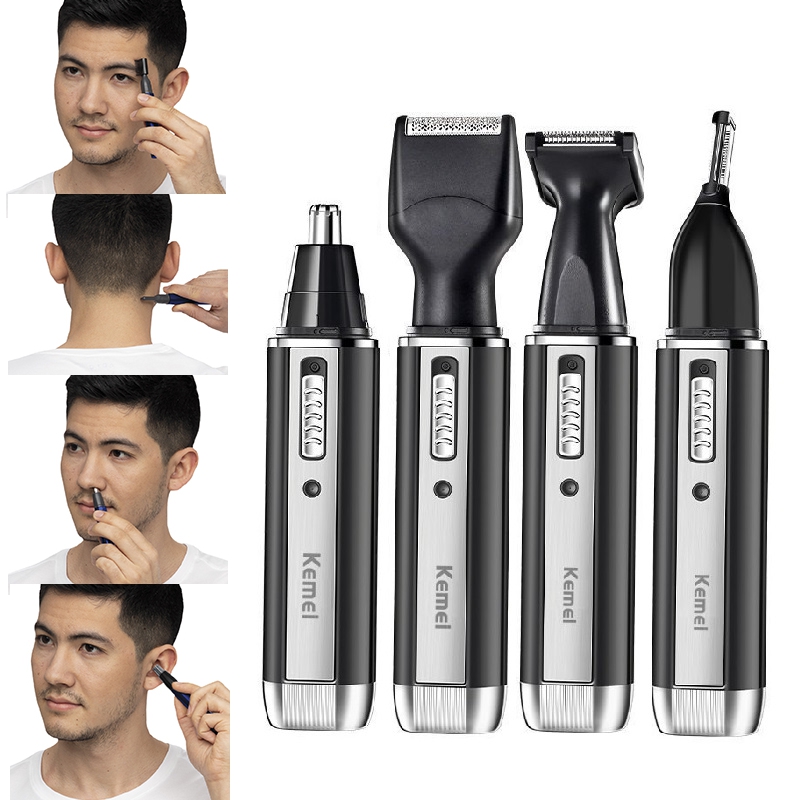 Men'S Grooming Facial - Kemei recarregável elétrico tudo em um