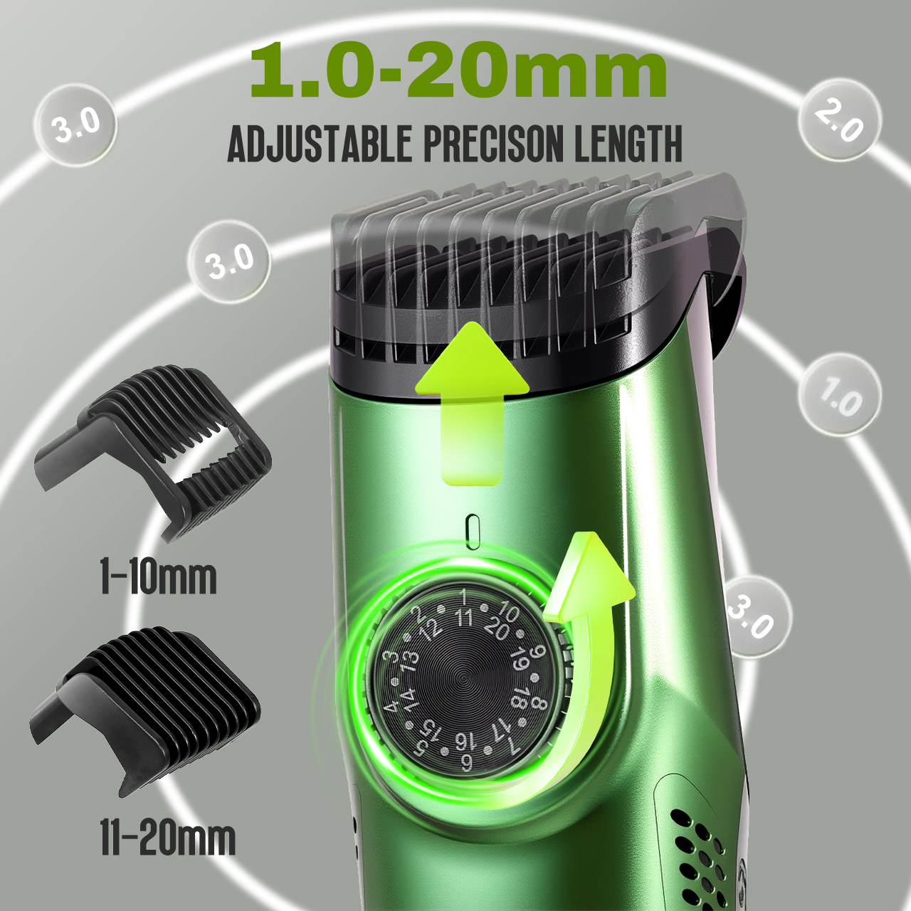 Aparador de Barba Sem Fio Soli - Men'S Grooming Vacuum avaliação e preço