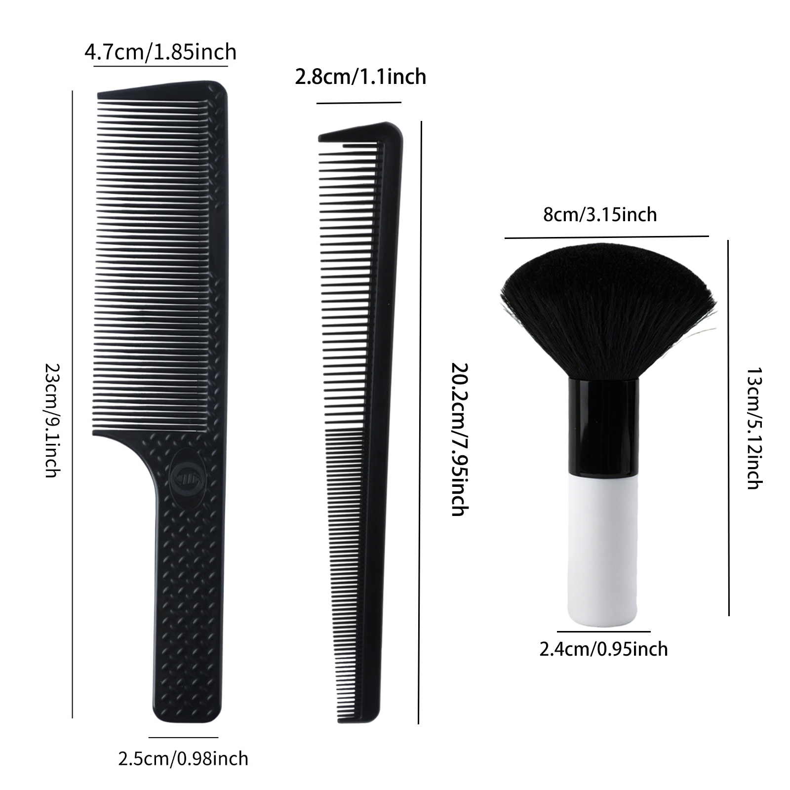 Conjunto de 3 pentes profissio - Men'S Grooming Hairstyles avaliação e preço